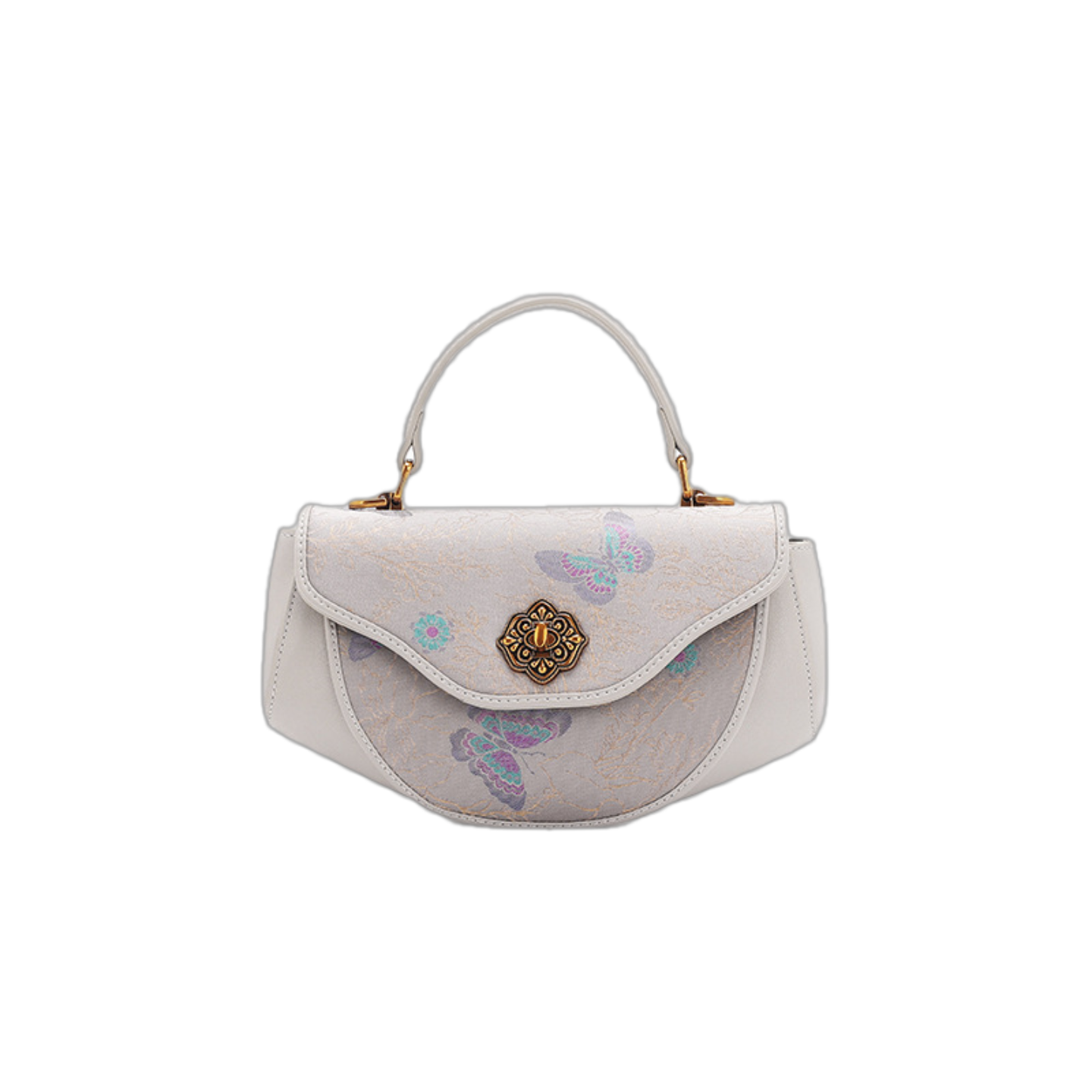 Song Brocade Saddle Bag - Butterfly & Peony Knitted Patterns