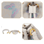 Song Brocade Drawstring Bucket Bag - Traditional Auspicious Patterns Exquisite Knitted Craft