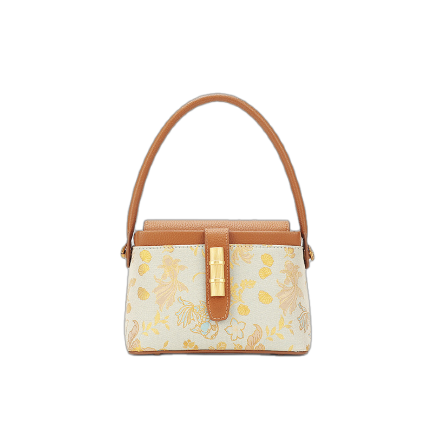 Song Brocade Handbag - Goldfish & Seaweed Knitted Patterns
