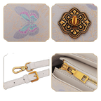 Song Brocade Saddle Bag - Butterfly & Peony Knitted Patterns