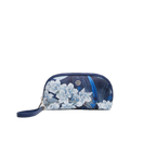 Chinoiserie Luxury Large-Capacity Blue Orchid Print Clutch