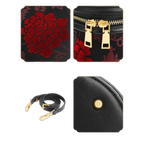 Mulberry Silk Peony Intangible Cultural Heritage Embroidery Bucket Bag