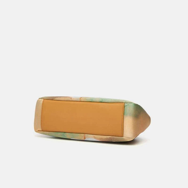 Mulberry Silk Chinese Style Yellow Bamboo Handbag