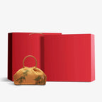 Mulberry Silk Chinese Style Yellow Bamboo Handbag