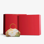 Mulberry Silk Chinese Style Yellow Bamboo Handbag