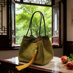 Xiangyunsha (Intangible Heritage) Song Brocade Handbag