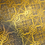 Song Brocade Chinese-Style Golden Ding Sheng Motif Hobo Bag - Leather Shoulder & Handheld Mother-Daughter Bag