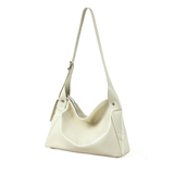 Top-layer Oil-waxed Cowhide Medium Horizontal Square Shoulder Bag