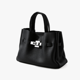 Top-grain Cowhide Magnetic Clasp Medium Handheld & Shoulder Bag