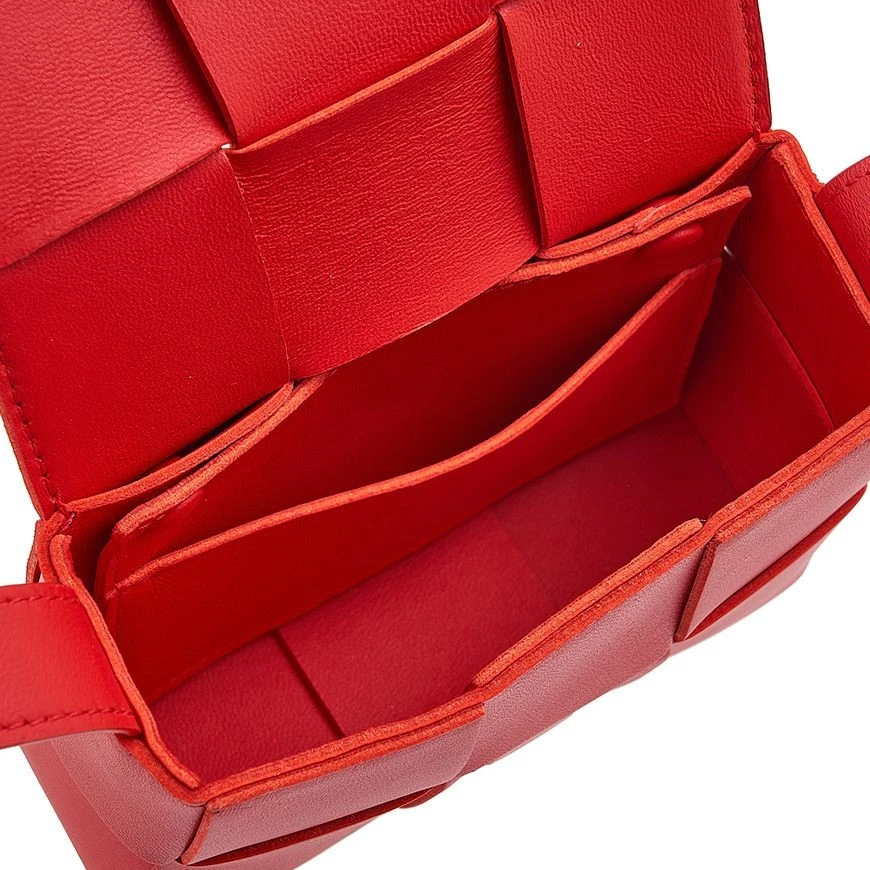 VT - SIXTY Red Woven Light Luxury Fashion Woven Crossbody Bag