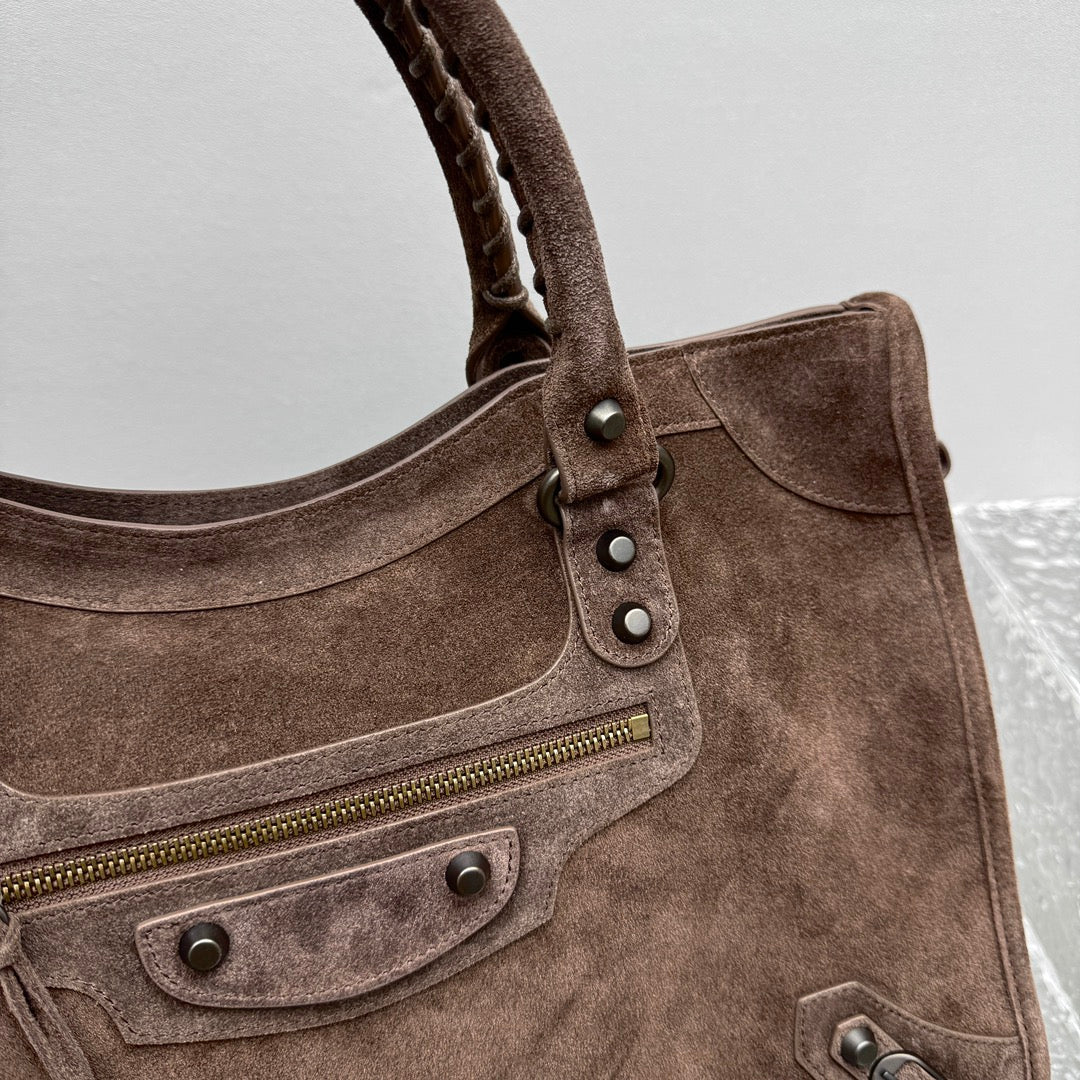 VT - SIXTY Brown Light Luxury Fashion Handheld Bag (can be crossbody)