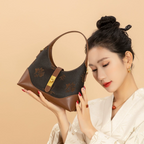 Xiangyunsha Bag - Genuine Leather Mulberry Silk Handbag