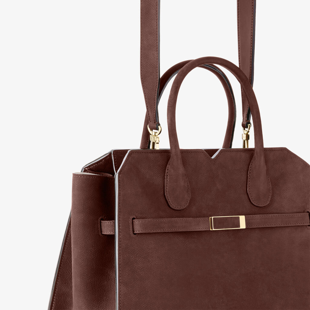 VT - SIXTY Brown Stylish Handheld Bag