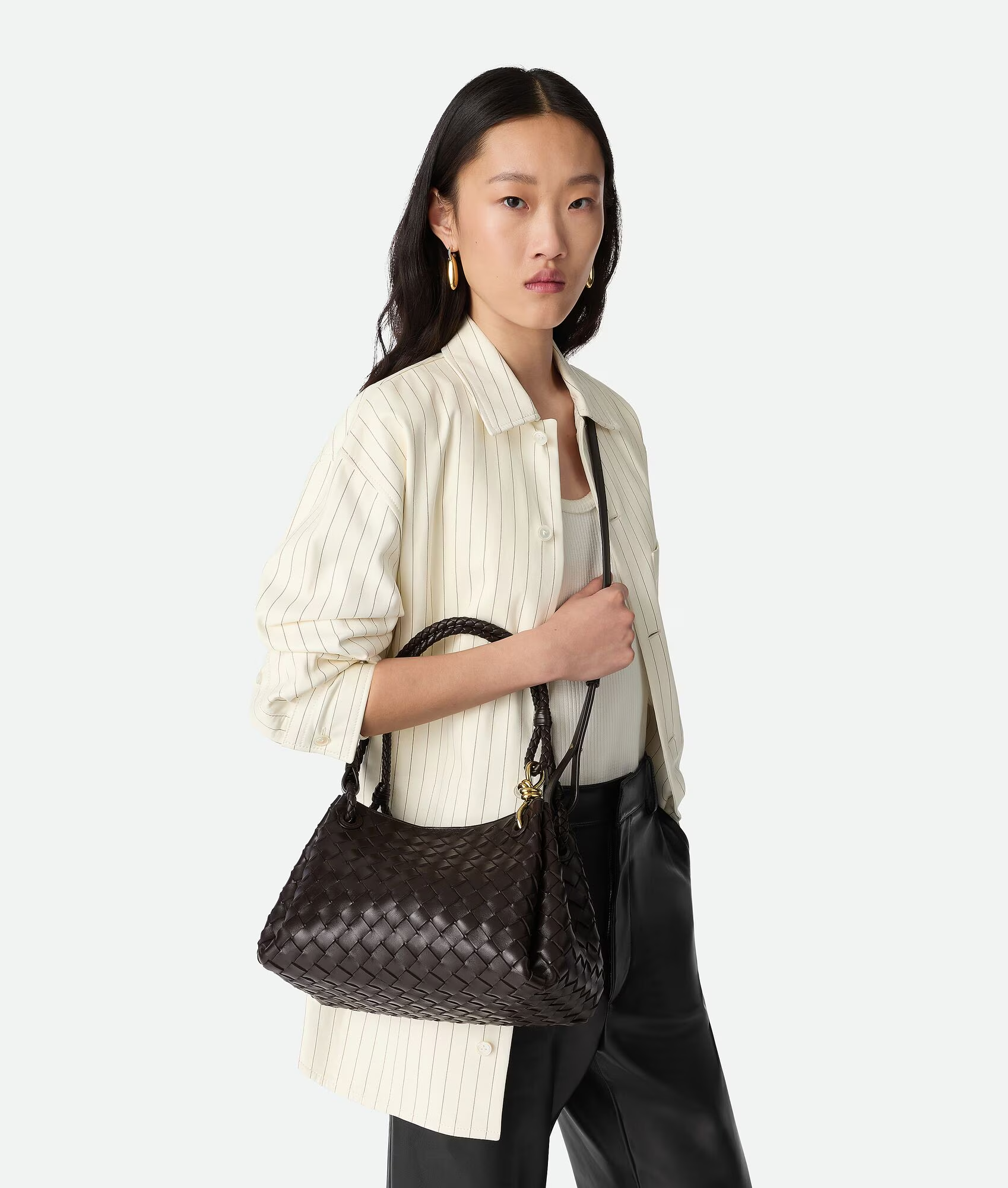 VT - SIXTY Leather Woven Bag