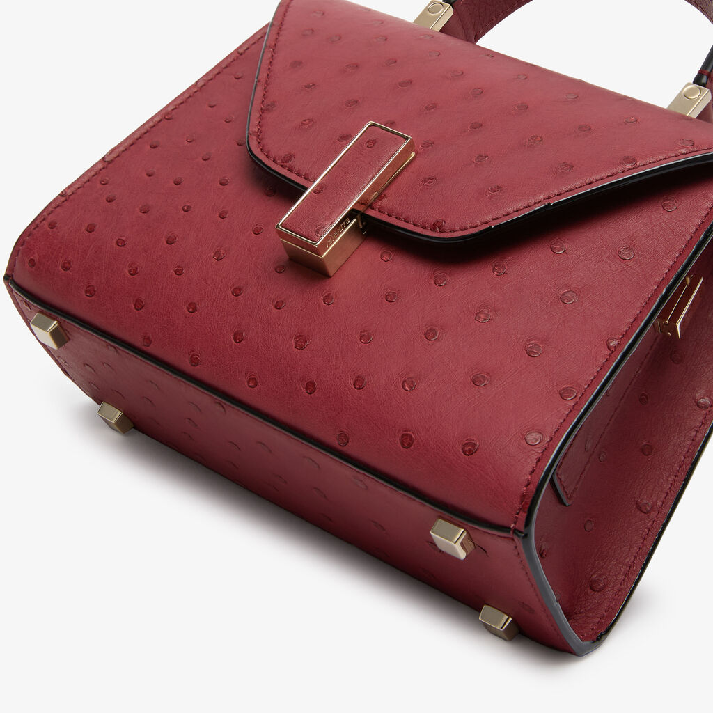 VT - SIXTY Ostrich Leather Crossbody Bag