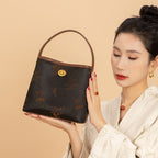 Xiangyunsha Bucket Bag - Intangible Cultural Heritage Plum-Orchid-Bamboo-Chrysanthemum Knitted Patterns