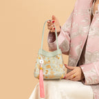 Song Brocade Bucket Bag - Goldfish & Seaweed Knitted Patterns