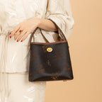 Xiangyunsha Bucket Bag - Intangible Cultural Heritage Plum-Orchid-Bamboo-Chrysanthemum Knitted Patterns