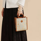 Mulberry Silk Song Brocade Goldfish & Seaweed Fine Knitted Patterns Handheld Shoulder Crossbody Bag