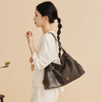 Xiangyunsha Silk Tote Bag - Shoulder & Crossbody Style
