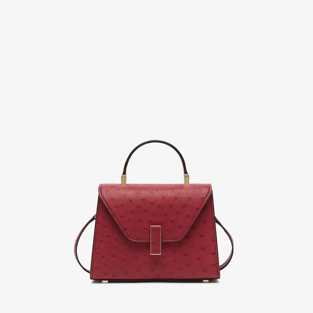 VT - SIXTY Ostrich Leather Crossbody Bag