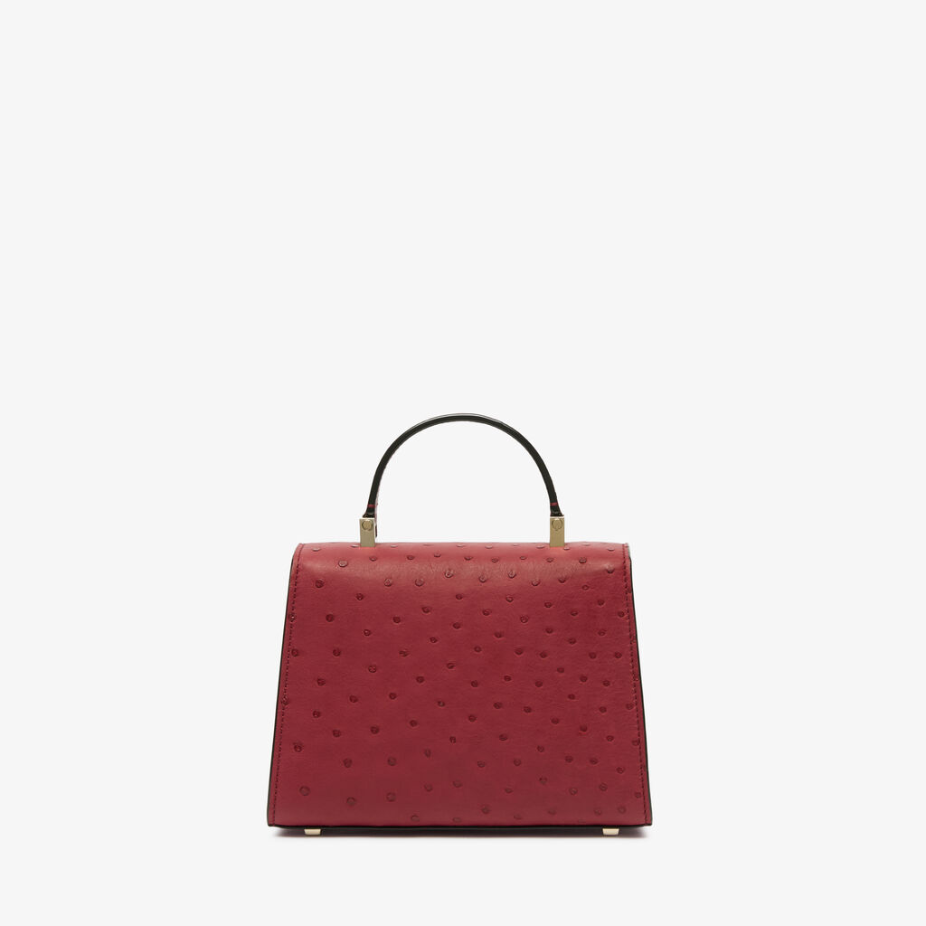 VT - SIXTY Ostrich Leather Crossbody Bag