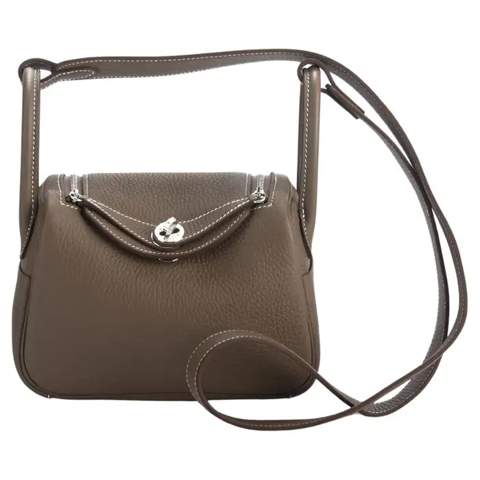 VT - SIXTY Brown Silver - Buckle Light Luxury Fashion Crossbody Bag