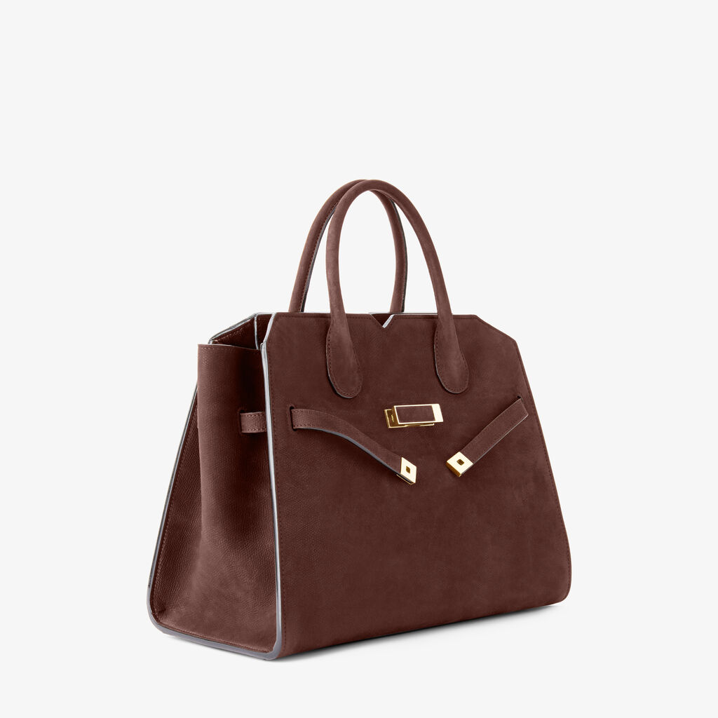 VT - SIXTY Brown Stylish Handheld Bag